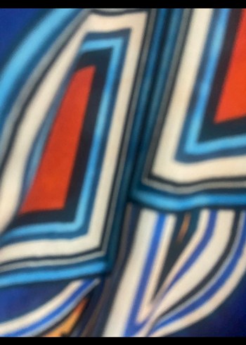 V Yaka Bohem Çok Renkli bülüz - Görsel 2