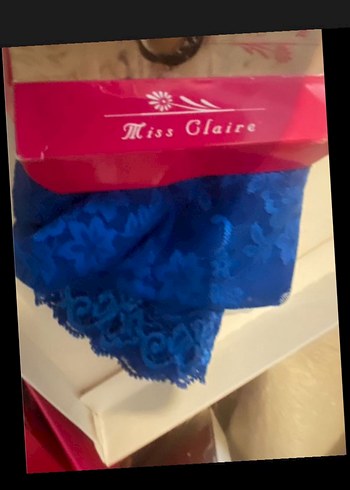 Mavi Transparan Midi Kadın Gecelik - Görsel 3