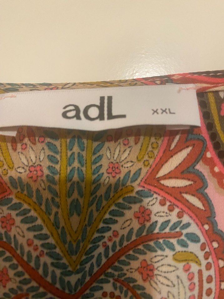 Desenli Bohem Kısa Kollu Kadın Bluz - Görsel 5