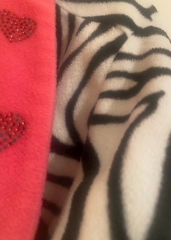 Renkli Zebra Desenli Kadın sabahlık - Görsel 2