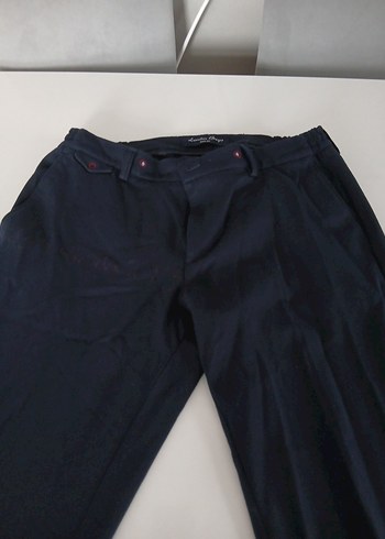 Diğer erkek Siyah Kemerli Denim Pantolon