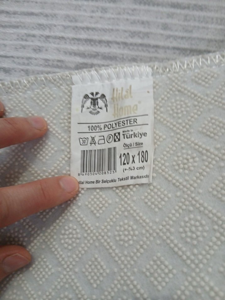 Mavi ve Gri Kenarlıklı Geleneksel Halı - Görsel 5