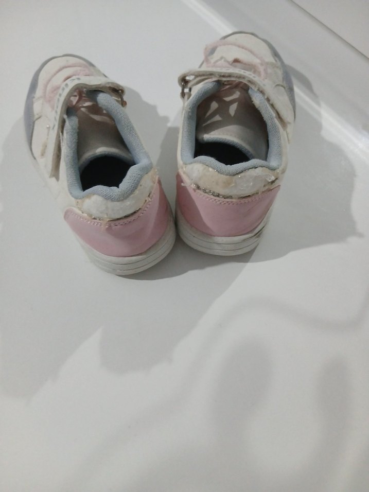 Kinelix Kız Çocuk Gri Beyaz Sneakers - Görsel 4