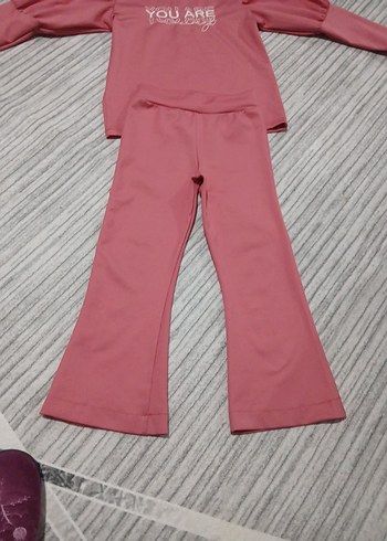 Pembe Bebek Kız Uzun Kollu Takım - Görsel 2