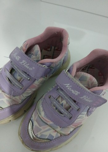 Kız Çocuk Mor Bağcıksız Spor Ayakkabı - Görsel 5