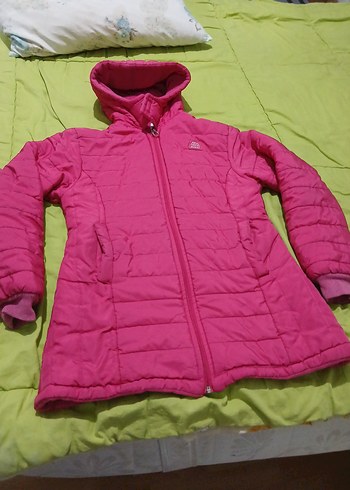 Kız Çocuk Pembe Fermuarlı Mont - Görsel 2