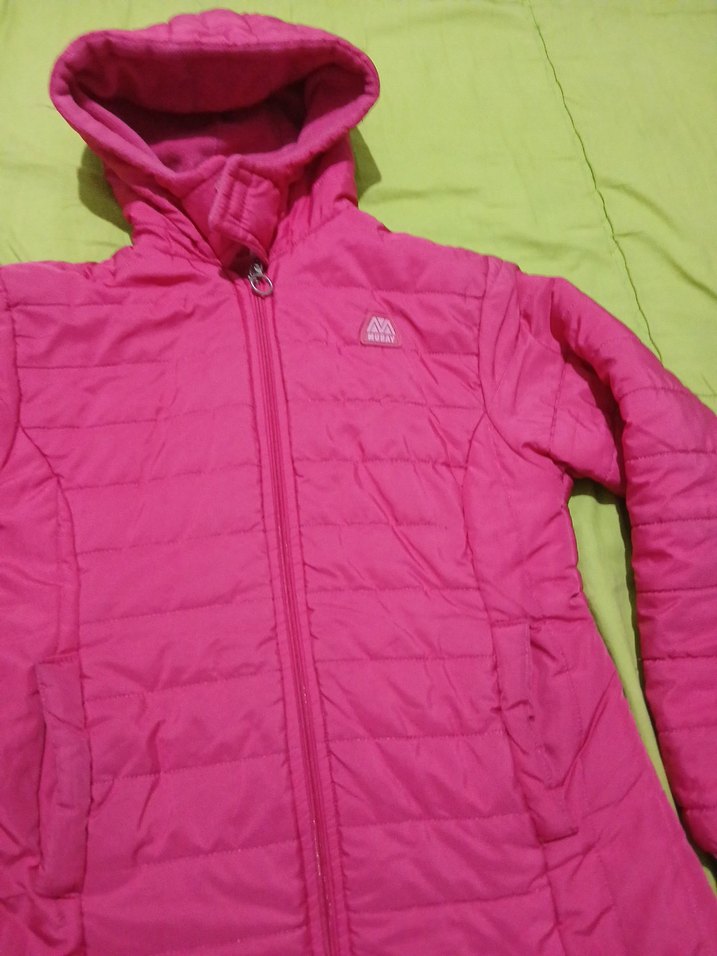 Kız Çocuk Pembe Fermuarlı Mont - Görsel 4