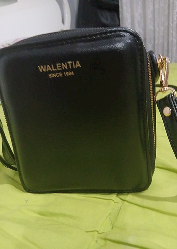 Walentia Siyah Deri Kadın Çanta - Görsel 4