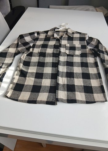 erkek Gri Kareli Uzun Kollu Gömlek - Görsel 3