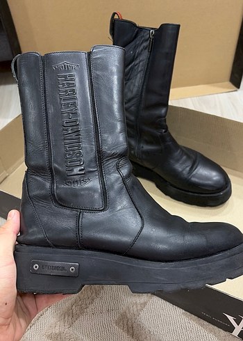 Harley Davidson Kadın Kısa Çizme - Görsel 2