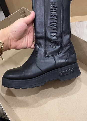 Harley Davidson Kadın Kısa Çizme - Görsel 7