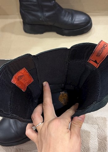 Harley Davidson Kadın Kısa Çizme - Görsel 5