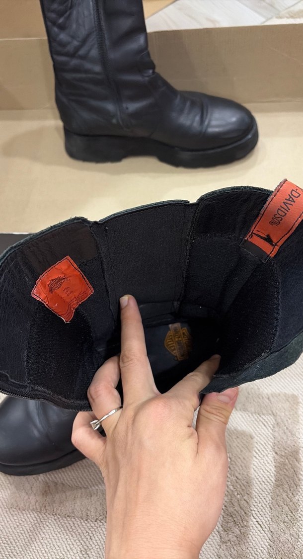 Harley Davidson Kadın Kısa Çizme - Görsel 5