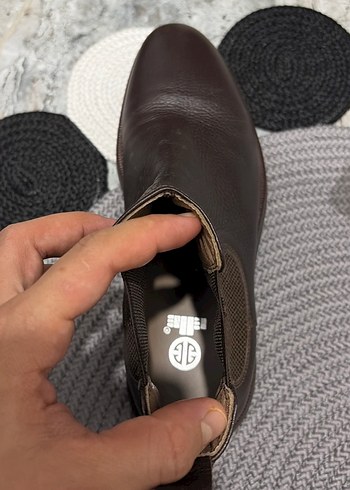 Elle Kahverengi Deri Klasik Erkek Bot - Görsel 5