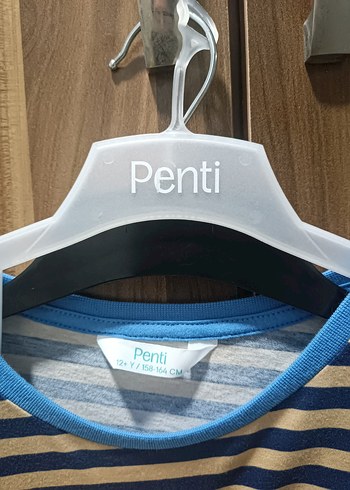 12-13 Yaş Beden çeşitli Renk Erkek Çizgili Uzun Kollu Rahat Pijama Takımı