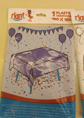Riant Plastik Masa Örtüsü 120x180 cm - Görsel 2