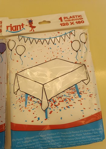 Riant Plastik Masa Örtüsü 120x180 cm - Görsel 3