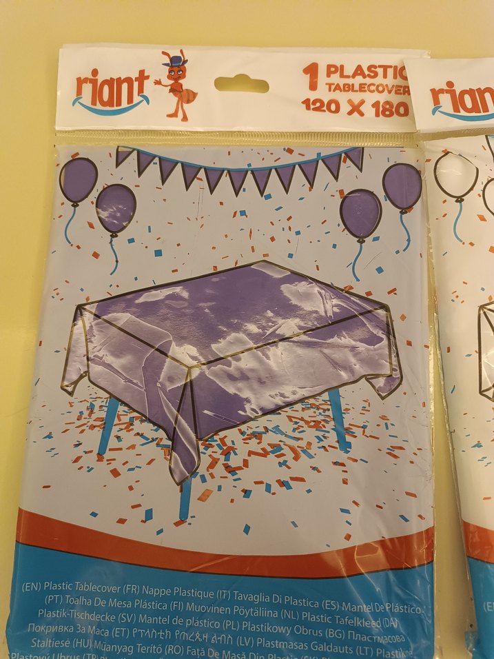 Riant Plastik Masa Örtüsü 120x180 cm - Görsel 2