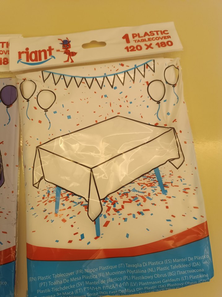 Riant Plastik Masa Örtüsü 120x180 cm - Görsel 3