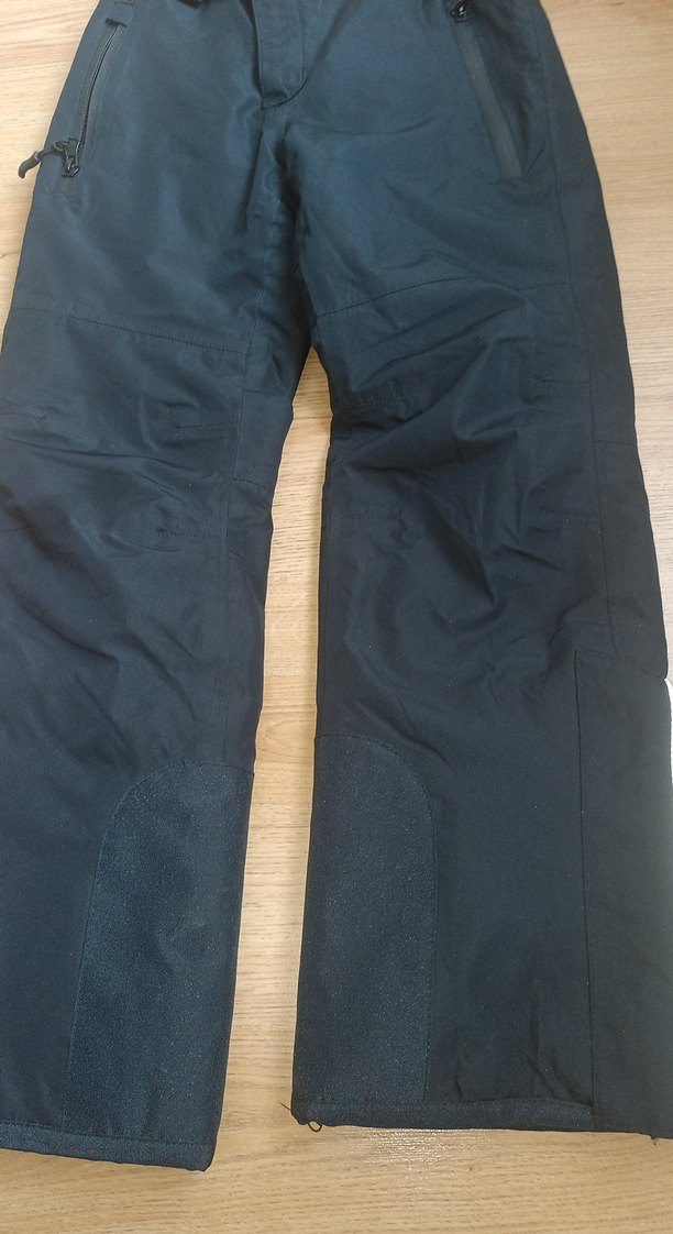 Siyah Kayak Pantolonu, Kemerli, Rahat Kesim - Görsel 3