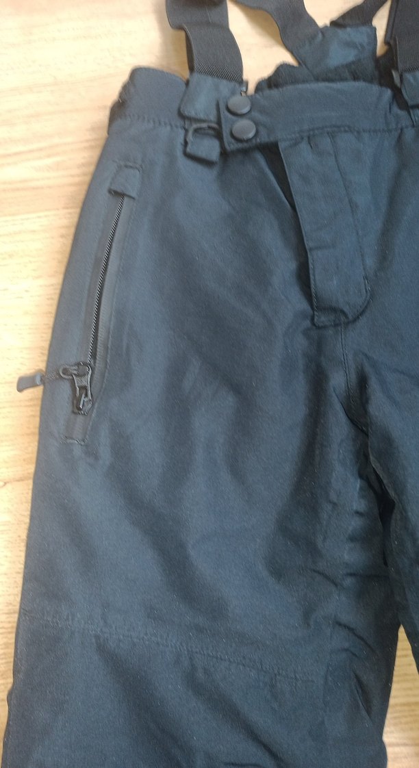 Siyah Kayak Pantolonu, Kemerli, Rahat Kesim - Görsel 4