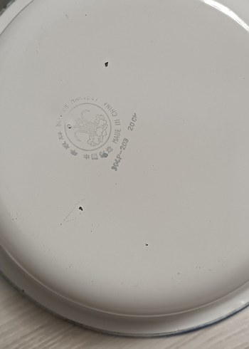 60 yıllık Çiçek Desenli Beyaz Tabak Seti 5 adet - Görsel 4