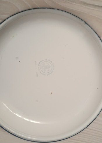 Çiçek Desenli Beyaz Tabak 22 cm - Görsel 4