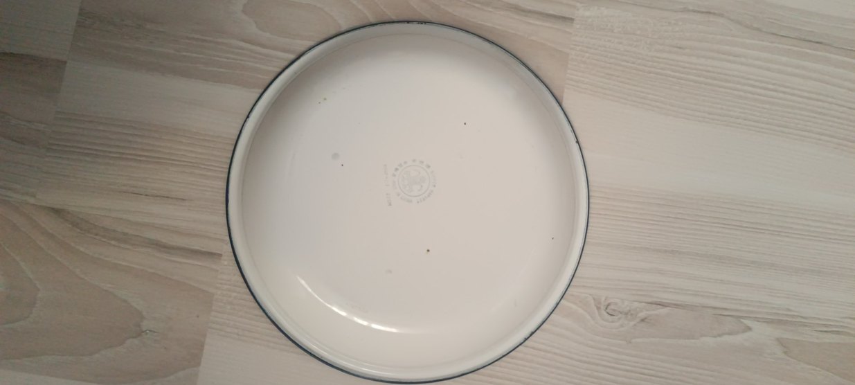 Çiçek Desenli Beyaz Tabak 22 cm - Görsel 4