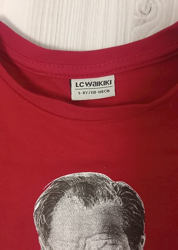 Atatürk Baskılı Kısa Kollu Tişört - Görsel 2