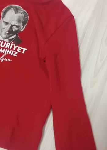 Atatürk Baskılı Kısa Kollu Tişört - Görsel 3