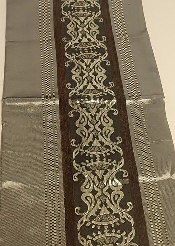 Kahverengi Nakış İşlemeli kırlent kılıfı - Görsel 2