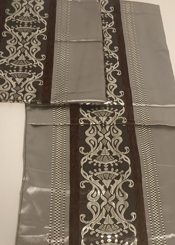 Kahverengi Nakış İşlemeli kırlent kılıfı - Görsel 5