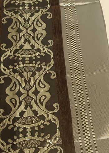 Kahverengi Nakış İşlemeli kırlent kılıfı - Görsel 9