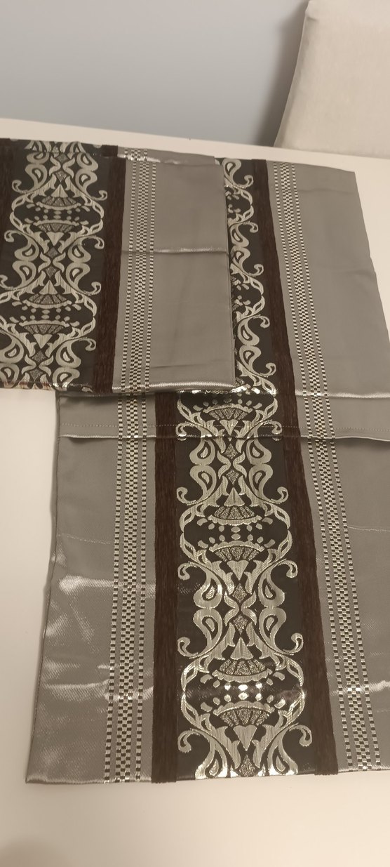 Kahverengi Nakış İşlemeli kırlent kılıfı - Görsel 5