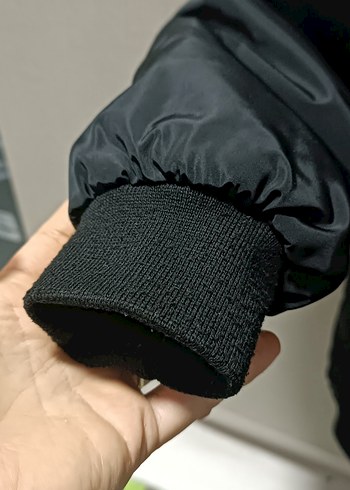 Siyah Fermuarlı erkek çocuk mevsimlik mont - Görsel 2