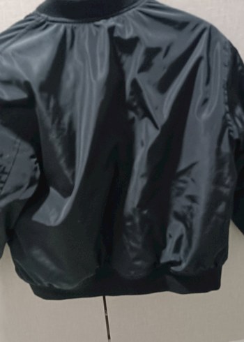 Siyah Fermuarlı erkek çocuk mevsimlik mont - Görsel 7