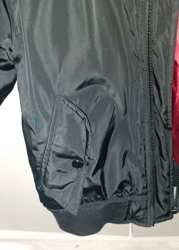 Siyah Fermuarlı erkek çocuk mevsimlik mont - Görsel 3