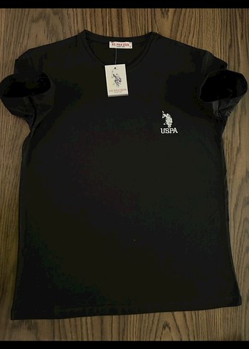 U.S. Polo Assn. Siyah Erkek Tişört