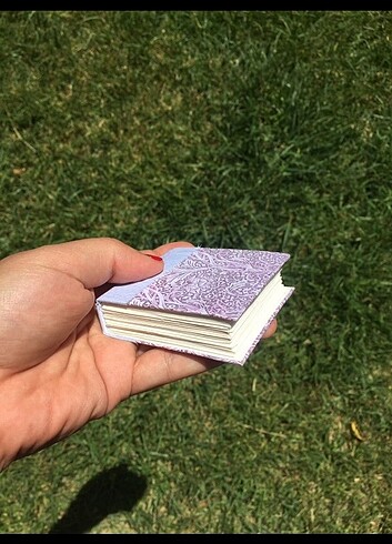  Beden Mini el yapımı dikişli resim defteri