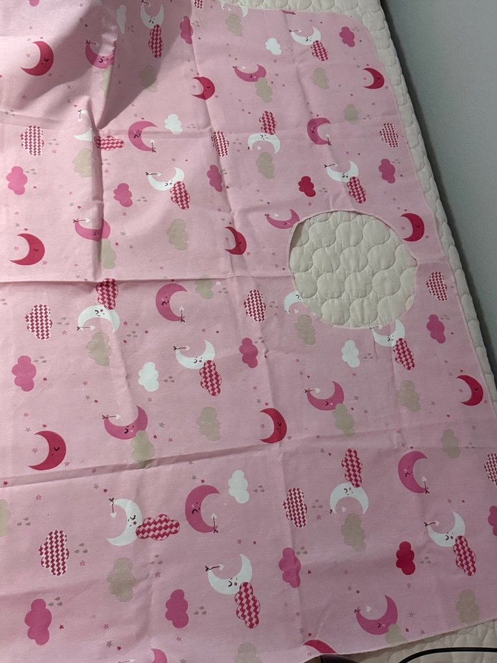 Kız bebek emzirme örtüsü - Görsel 2