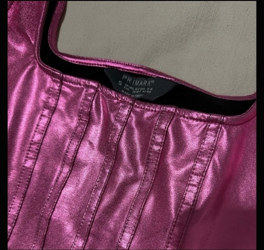 Parlak pembe Straplez Büstiyer - Görsel 2