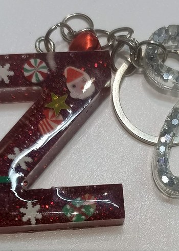 Renkli epoksi anahtarlik - Görsel 4