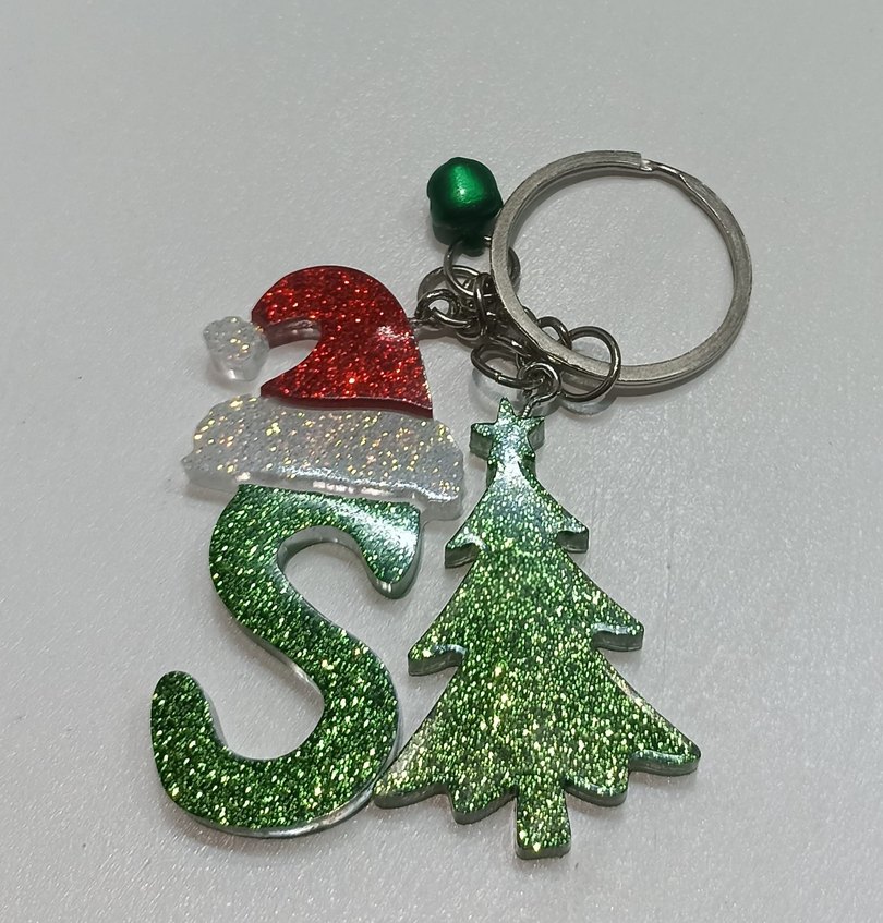 Renkli epoksi anahtarlik - Görsel 2