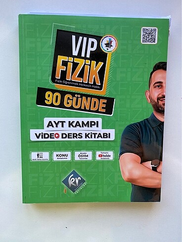 VIP FİZİK video ders anlatım kitabı