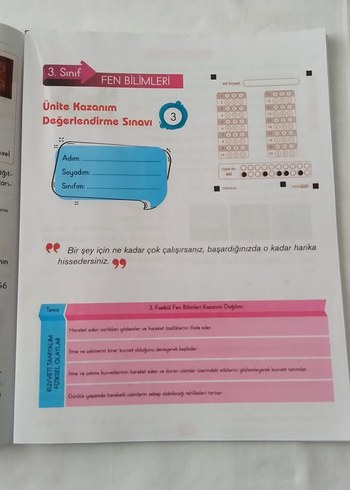 3. Sınıf Yeni Nesil Değerlendirme Sınavı Kitabı - Görsel 4