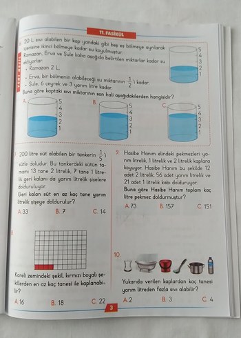 3. Sınıf Yeni Nesil Değerlendirme Sınavı Kitabı - Görsel 7
