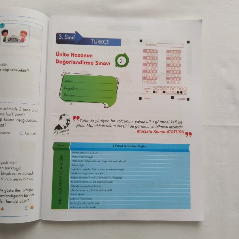 3. Sınıf Yeni Nesil Değerlendirme Sınavı Kitabı - Görsel 2