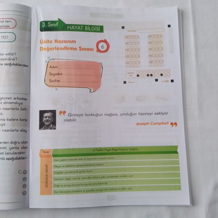 3. Sınıf Yeni Nesil Değerlendirme Sınavı Kitabı - Görsel 5