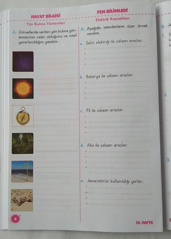 TÜMDERSLER Hafta Sonu Ödev Etkinlikleri 3. Sınıf - Görsel 6