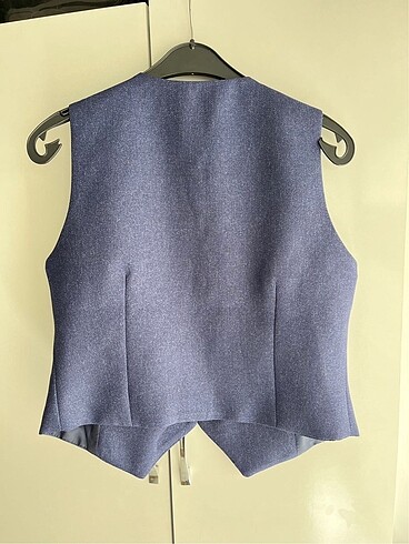 42 Beden lacivert Renk Batik Denim Görünümlü Yelek